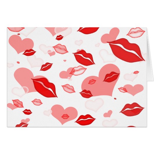 Love and kisses cards (Front Horizontal)