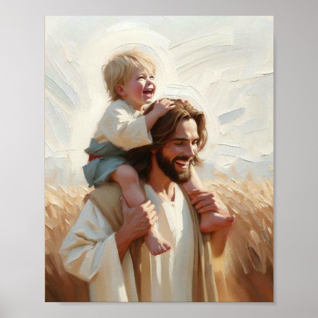 Love and Laughter - Jesus with Children Digital Ch Poster (Front)