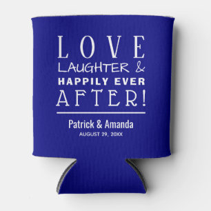 Love and Laughter NAVY Can Cooler