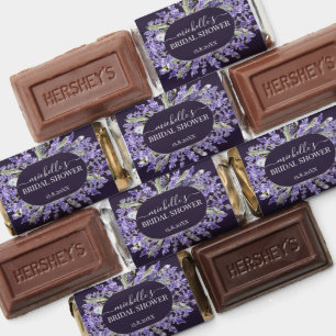 Love and Lavender Elegant Watercolor Floral Hershey's Miniatures