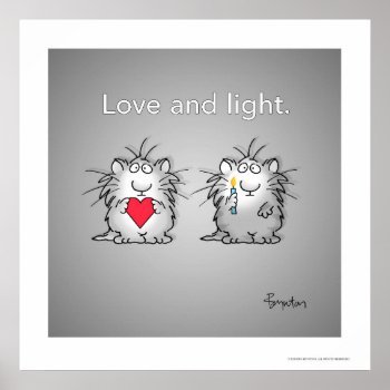Love And Light By Sandra Boynton Poster by SandraBoynton at Zazzle