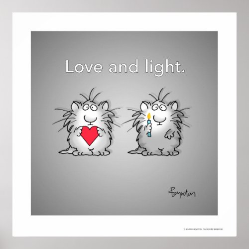 Love and Light by Sandra Boynton Poster