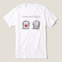LOVE AND LIGHT by Sandra Boynton Tri-Blend Shirt