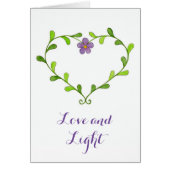 Love and Light card (Front)