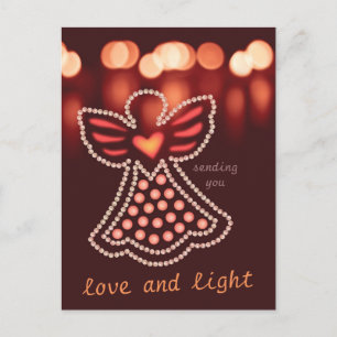 Love and light Compassionate angel CC0125 Postcard