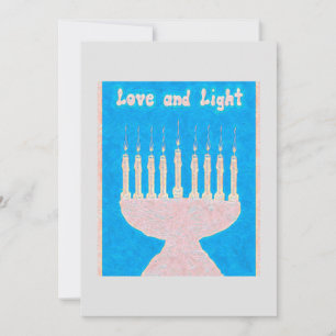 Love and Light Hanukkah Holiday Card