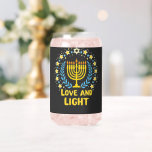 Love and Light Menorah Jewish Hanukkah Holiday Can Glass<br><div class="desc">ewish Hanukkah, Menorah design, Jewish holiday, Hanukkah menorah, Light festival, Jewish traditions, Love and light, Hanukkah celebration, Jewish decor, Menorah art</div>