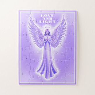 Love And Light Purple Healing Angel 30 Piece