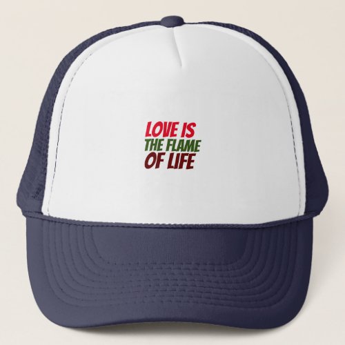 Love and Live Sweatshirt Trucker Hat