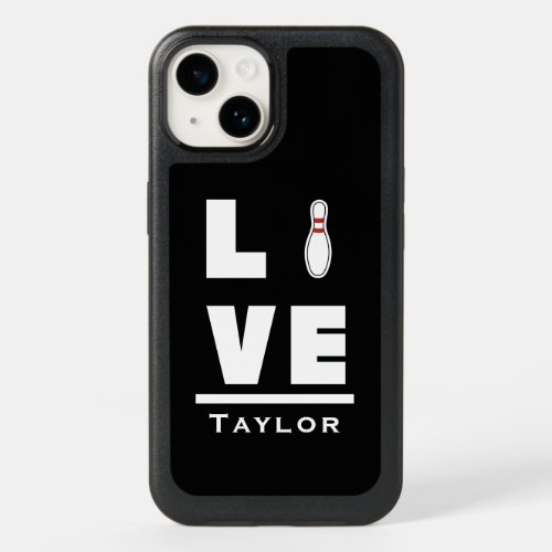 Love And Live Tenpin Bowling Bowler Sports Fan OtterBox iPhone 14 Case