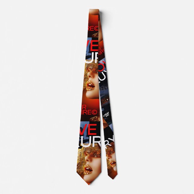 LOVE and LUXURY by PEAF DOVE© Neck Tie (Front)
