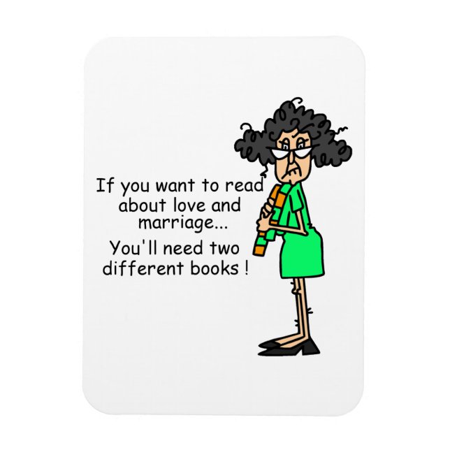 Love and Marriage Humor Magnet (Vertical)