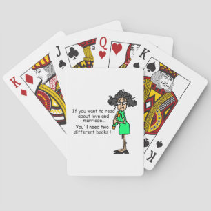 Love and Marriage Humor Poker Cards