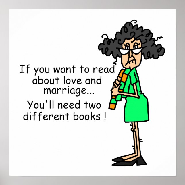 Love and Marriage Humor Poster (Front)