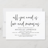 Love and Mimosas, Casual Bridal Shower