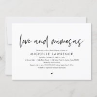 Love and Mimosas, Modern Casual Bridal Shower