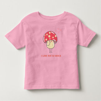 Love and Mushrooms Toddler T-shirt