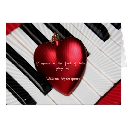 Love and Music Cards (Front Horizontal)