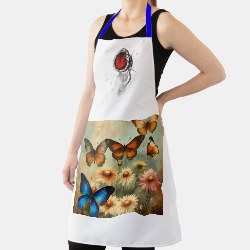 love and nature apron