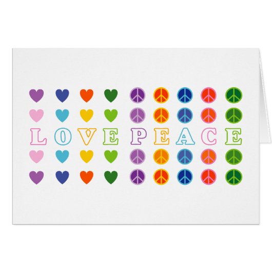 Love and Peace (02) Cards (Front Horizontal)
