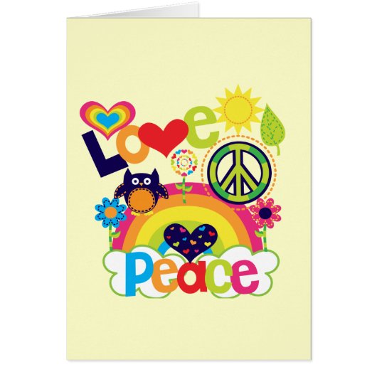 Love and Peace Baby Cards (Front)