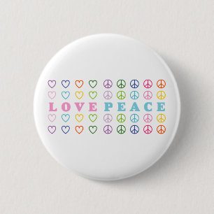 Love and Peace Button