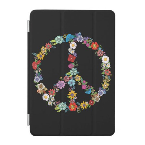 Love and Peace Flower Hippie Lover Beautiful Cute iPad Mini Cover