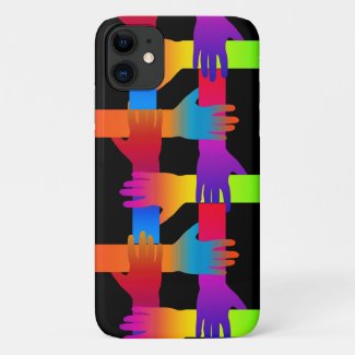 Love and Peace Rainbow iPhone 11 Case