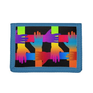Love and Peace Rainbow Wallet