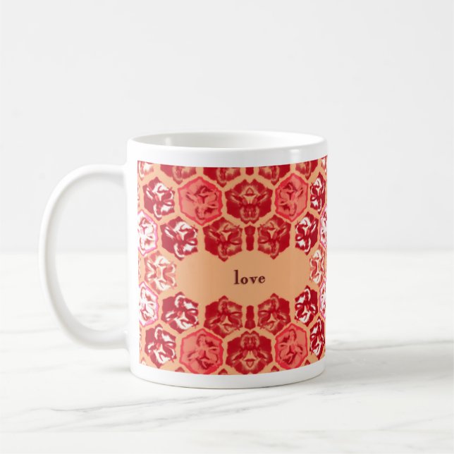 Love and Peace Tulip Mug (Left)
