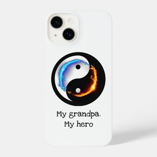 Love and Peace Yin-Yang  iPhone Case (Back)