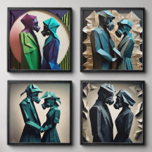LOVE AND RESISTANCE Origami Single or Set of 