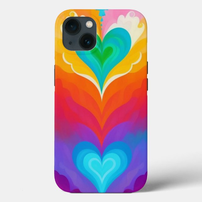 Love And Romance Hearts Case-Mate iPhone Case (Back)