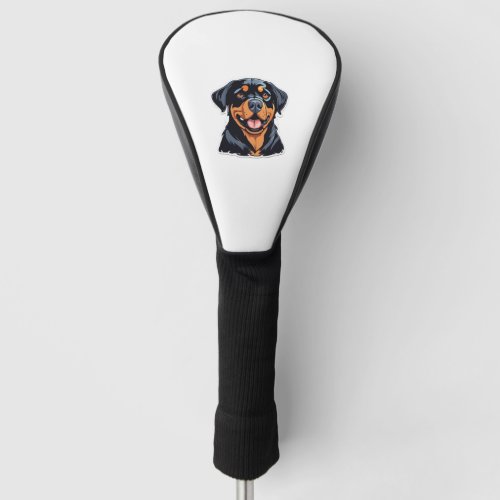 Love and Rottweiler Hugs Pawsitively Hilarious Pet Golf Head Cover