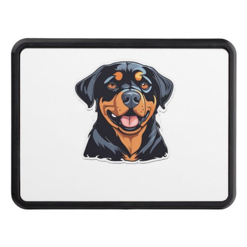 Love and Rottweiler Hugs Pawsitively Hilarious Pet Hitch Cover