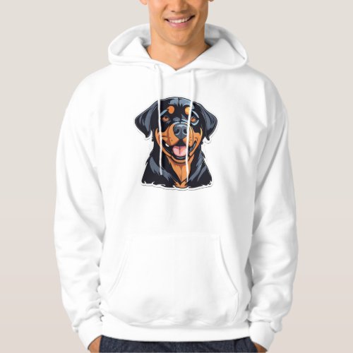 Love and Rottweiler Hugs Pawsitively Hilarious Pet Hoodie
