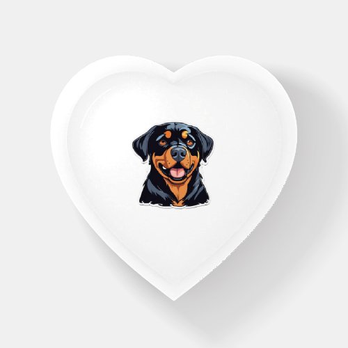 Love and Rottweiler Hugs Pawsitively Hilarious Pet Paperweight