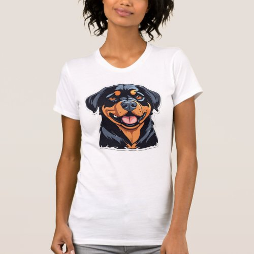 Love and Rottweiler Hugs Pawsitively Hilarious Pet T_Shirt