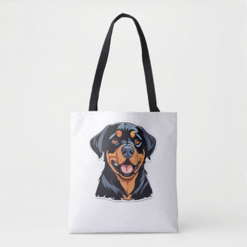 Love and Rottweiler Hugs Pawsitively Hilarious Pet Tote Bag