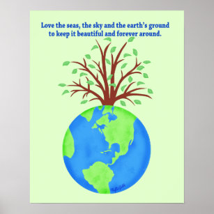 Save The Environment Posters & Photo Prints | Zazzle