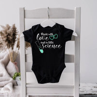 Love and Science IVF Quote Mint Green White Text