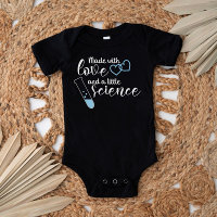 Love and Science IVF Quote Sky Blue White Text