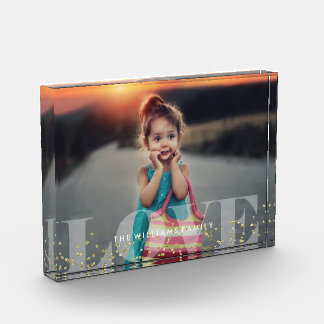 Love and Sparkles Photo Block