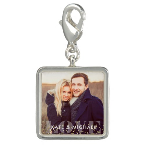 Love and Sparkles Photo Charm