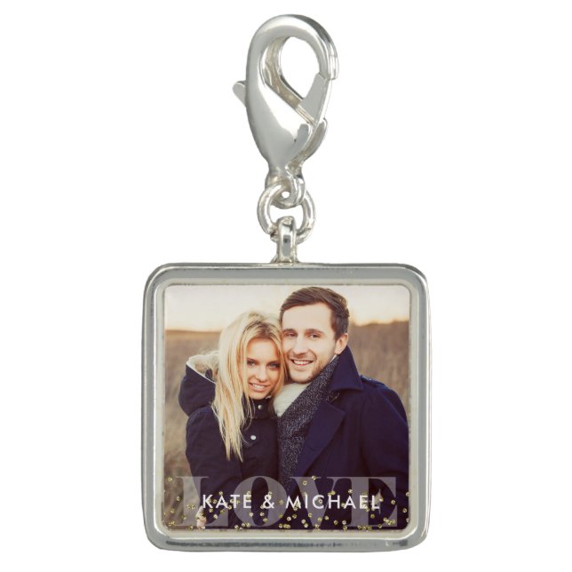 Love and Sparkles Photo Charm (Front)