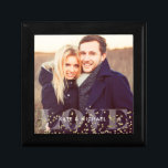 Love and Sparkles Photo Gift Box<br><div class="desc">Elegant and simple personalized photo design perfect for mother's day,  as a wedding or anniversary gift,  graduation gift,  etc.</div>