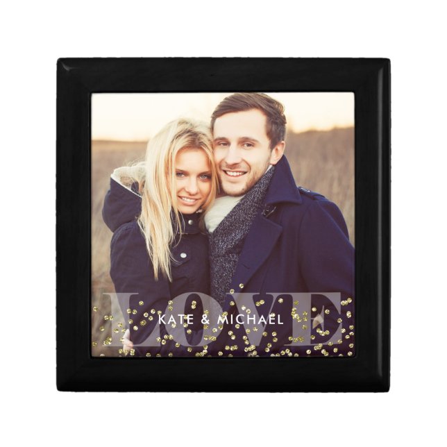 Love and Sparkles Photo Gift Box (Front)