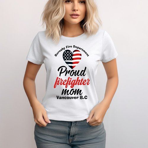 Love and support honors firefighter moms T_Shirt