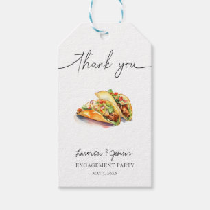 Love and Tacos Engagement Party Gift Tags