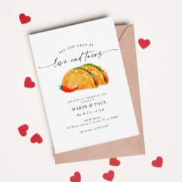 Love and Tacos Engagement Party Invitation